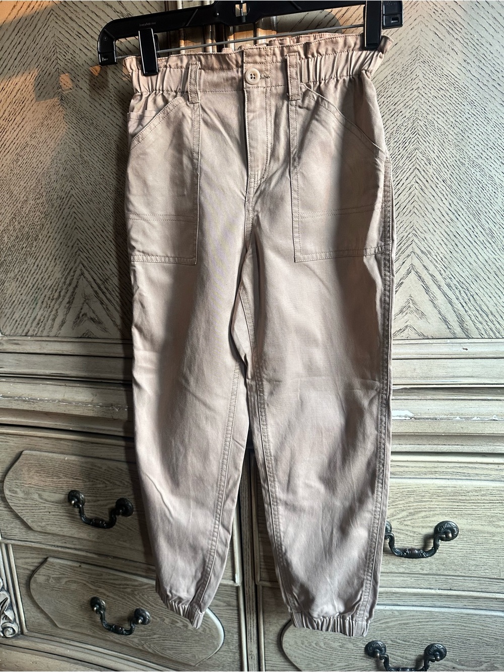 Polo by Ralph Lauren Tan Elastic-Waist Chino Joggers